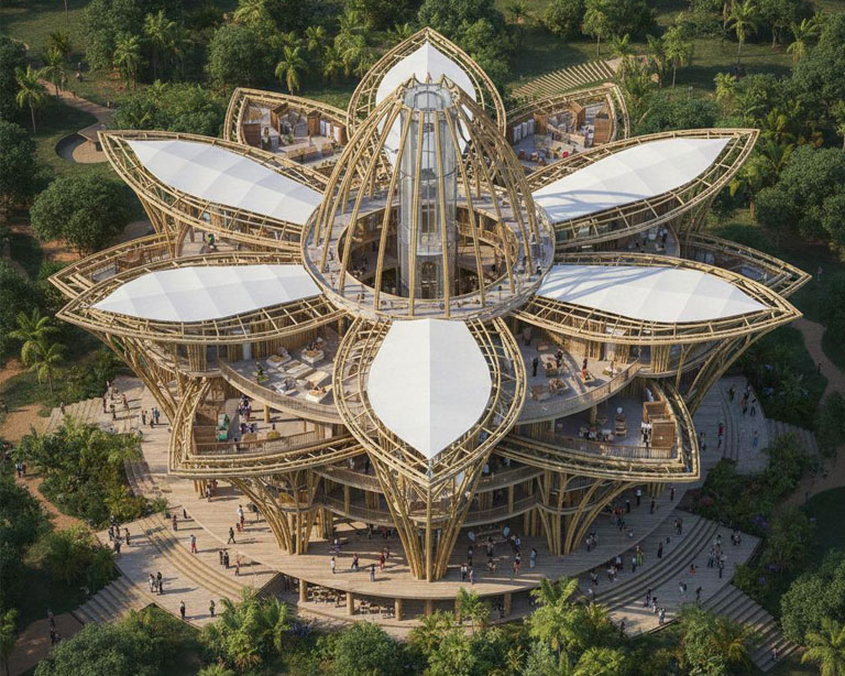 Proyecto flor de loto Galápagos